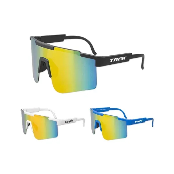 Plastic sports sunglasses with UV400 protection.... from ASI 98360 WOWLine / WOWLine®