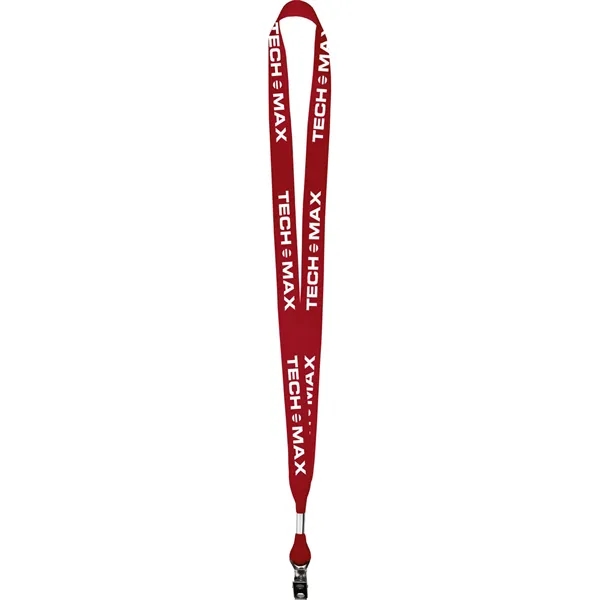 Screen printed 5/8" lanyard made of grosgrain poly ribbon material.... from ASI 54100 Fields Manufacturing Inc / Fields