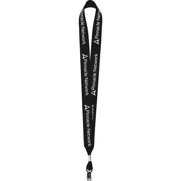Screen printed 7/8" lanyard made of poly ribbon material.... from ASI 54100 Fields Manufacturing Inc / Fields