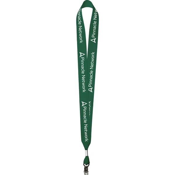 Screen printed 7/8" lanyard made of poly ribbon material.... from ASI 54100 Fields Manufacturing Inc / Fields