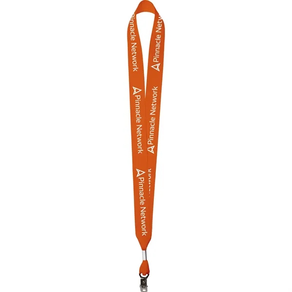 Screen printed 7/8" lanyard made of poly ribbon material.... from ASI 54100 Fields Manufacturing Inc / Fields