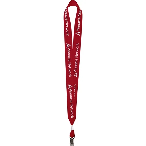 Screen printed 7/8" lanyard made of poly ribbon material.... from ASI 54100 Fields Manufacturing Inc / Fields