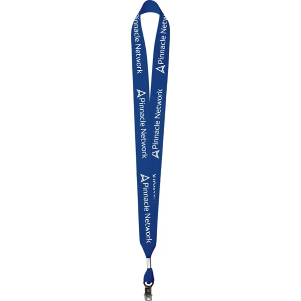 Screen printed 7/8" lanyard made of poly ribbon material.... from ASI 54100 Fields Manufacturing Inc / Fields