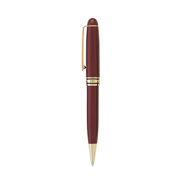 Twist action ballpoint pen with elegant enamel finish, shiny gold trims... from ASI 31517 Admart Products / Admart Line