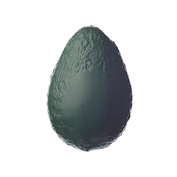 Avocado shape stress relief ball plus 1 color silkscreen imprint on... from ASI 37218 Athena Promo (tm)