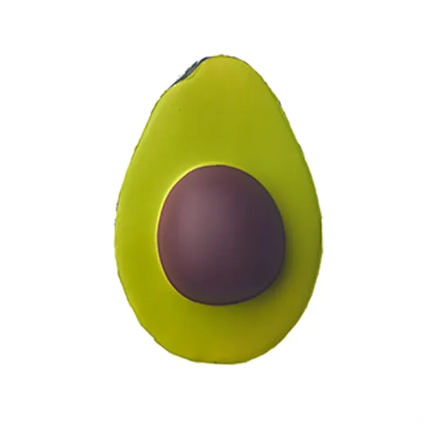 Avocado shape stress relief ball plus 1 color silkscreen imprint on... from ASI 37218 Athena Promo (tm)