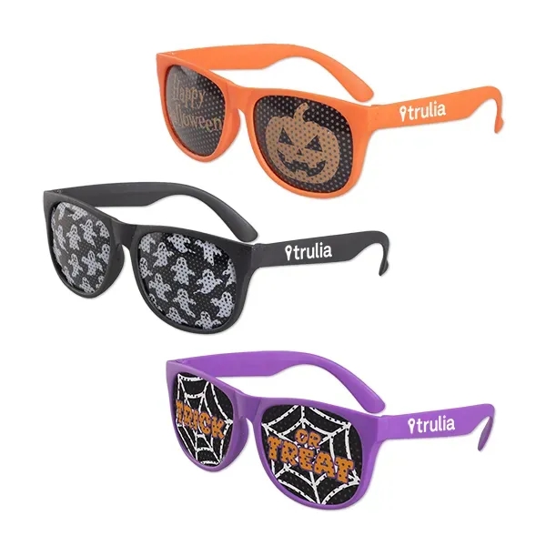 Plastic Halloween pinhole sunglasses with UV400 lenses.... from ASI 98360 WOWLine / WOWLine®