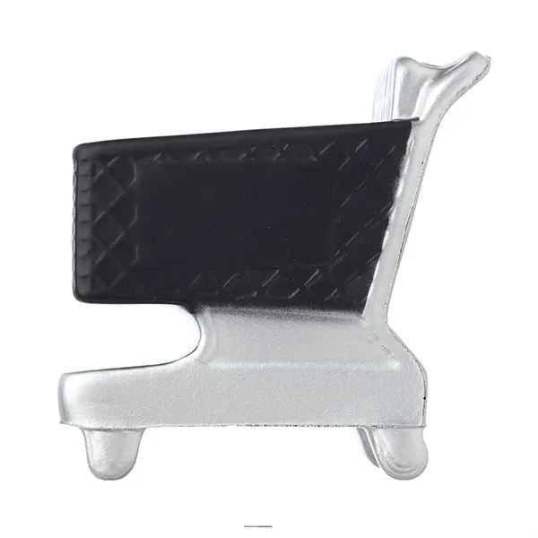 Shopping cart shape stress relief ball plus 1 color silkscreen imprint... from ASI 37218 Athena Promo (tm)