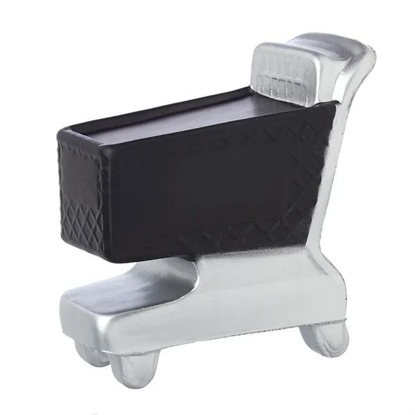 Shopping cart shape stress relief ball plus 1 color silkscreen imprint... from ASI 37218 Athena Promo (tm)