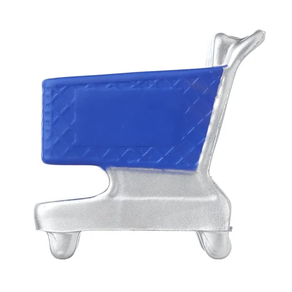 Shopping cart shape stress relief ball plus 1 color silkscreen imprint... from ASI 37218 Athena Promo (tm)