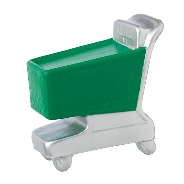Shopping cart shape stress relief ball plus 1 color silkscreen imprint... from ASI 37218 Athena Promo (tm)