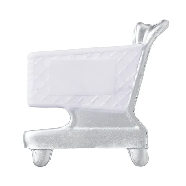 Shopping cart shape stress relief ball plus 1 color silkscreen imprint... from ASI 37218 Athena Promo (tm)
