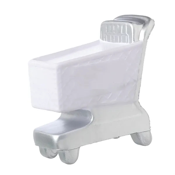 Shopping cart shape stress relief ball plus 1 color silkscreen imprint... from ASI 37218 Athena Promo (tm)