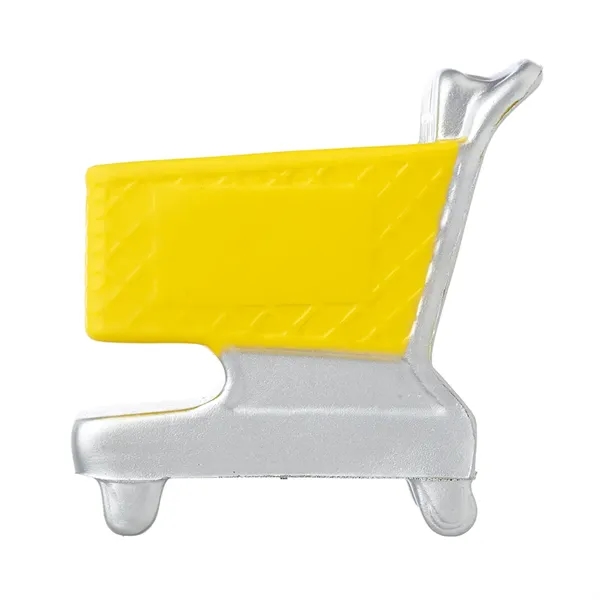 Shopping cart shape stress relief ball plus 1 color silkscreen imprint... from ASI 37218 Athena Promo (tm)