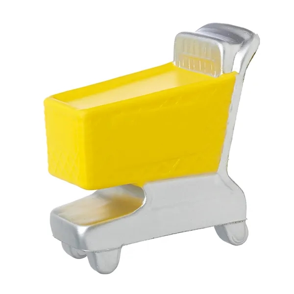 Shopping cart shape stress relief ball plus 1 color silkscreen imprint... from ASI 37218 Athena Promo (tm)