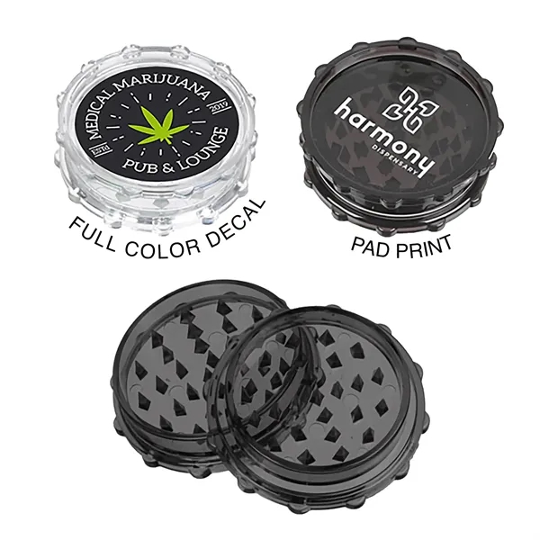 Plastic grinders have sharp teeth, but offer a very smooth grind.... from ASI 52710 Lincoln Line