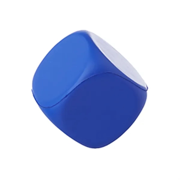 Cube shape stress relief ball plus 1 color silkscreen imprint on... from ASI 37218 Athena Promo (tm)