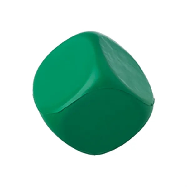 Cube shape stress relief ball plus 1 color silkscreen imprint on... from ASI 37218 Athena Promo (tm)