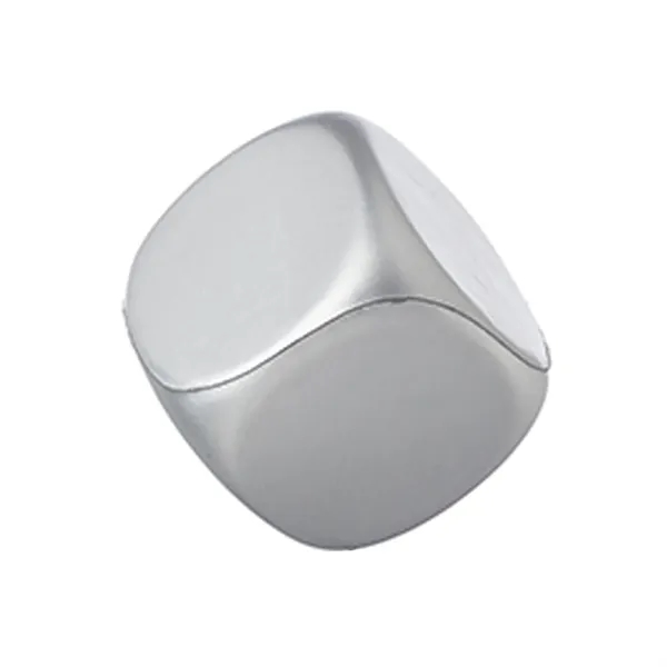 Cube shape stress relief ball plus 1 color silkscreen imprint on... from ASI 37218 Athena Promo (tm)