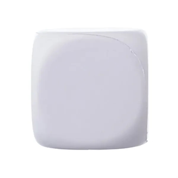 Cube shape stress relief ball plus 1 color silkscreen imprint on... from ASI 37218 Athena Promo (tm)