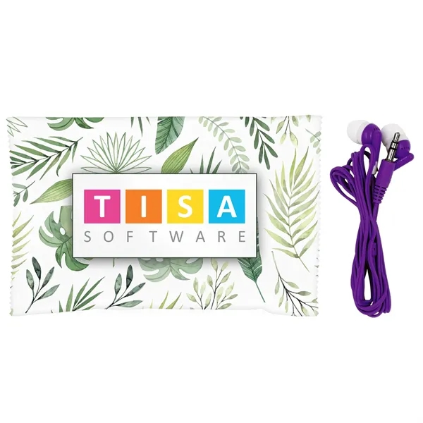 WRAPPED EAR BUD SET... from ASI 30208 A P Specialties / AP Specialties