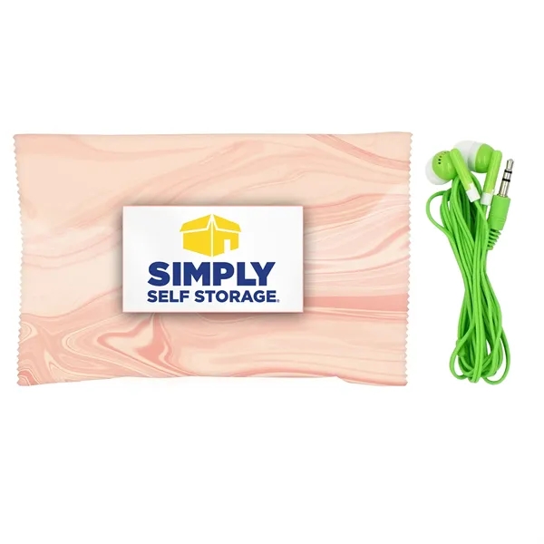 Rose Wrapped Ear Bud Set... from ASI 30208 A P Specialties / AP Specialties