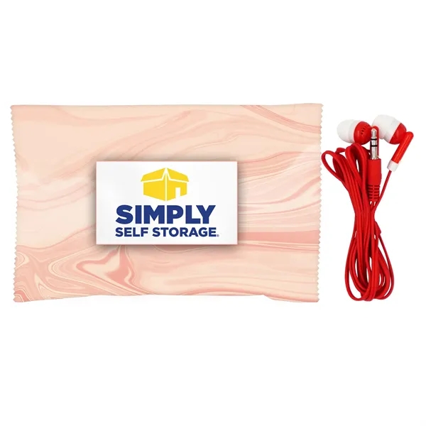 Rose Wrapped Ear Bud Set... from ASI 30208 A P Specialties / AP Specialties