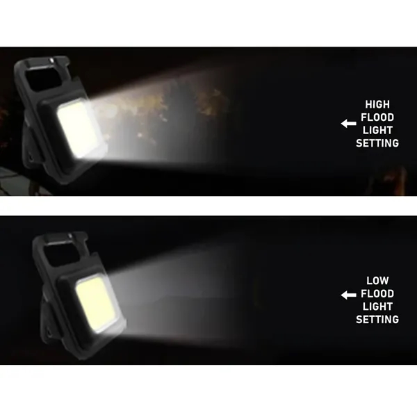 COB flashlight with bottle opener and keychain... from ASI 31517 Admart Products / Admart Line