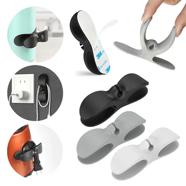 Flexable cable organizer with adhisive installation... from ASI 31517 Admart Products