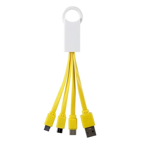 3-IN-1 NOODLE CHARGING CABLE WITH TYPE C USB... from ASI 30208 A P Specialties / AP Specialties