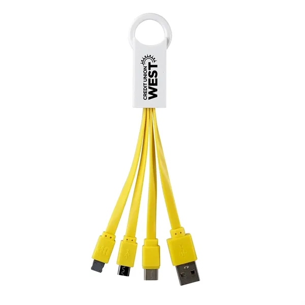 3-IN-1 NOODLE CHARGING CABLE WITH TYPE C USB... from ASI 30208 A P Specialties / AP Specialties