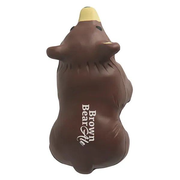 5" x 2.75" brown bear shaped stress reliever.... from ASI 34415 Alpi International LTD