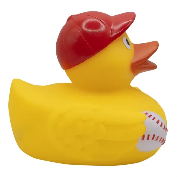 Baseball themed rubber duck.... from ASI 34415 Alpi International LTD