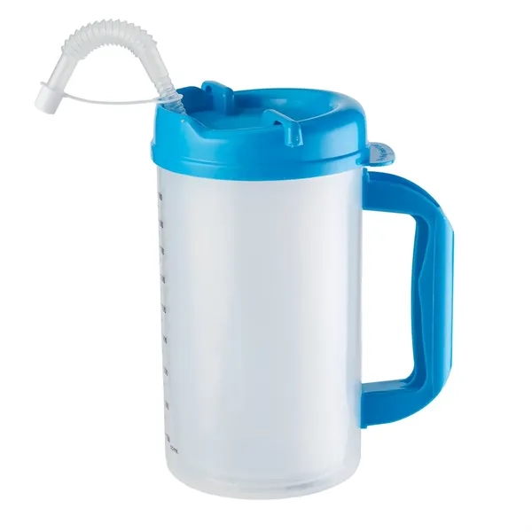 Measurement mug with lid, 32 oz. plus 1 color silkscreen imprint... from ASI 37218 Athena Promo (tm)