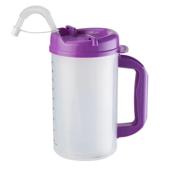 Measurement mug with lid, 32 oz. plus 1 color silkscreen imprint... from ASI 37218 Athena Promo (tm)