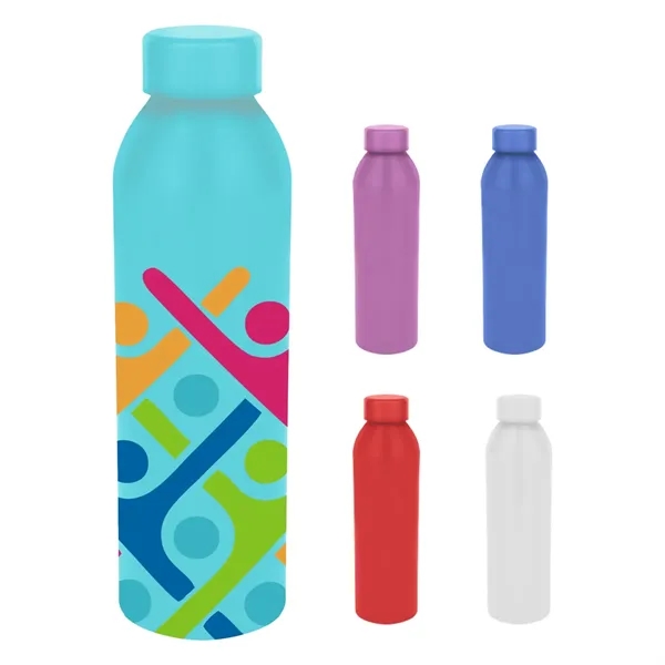 22 oz. aluminum bottle with wide mouth opening and spill-resistant lid.... from ASI 61125 Hit Promotional Products / Hit®