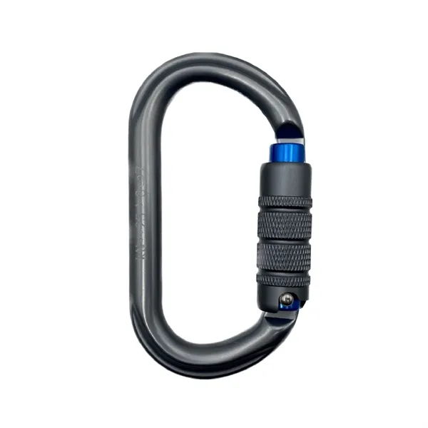 D Ring triple gate aluminum carabiner plus laser engraving on 1... from ASI 37218 Athena Promo (tm)