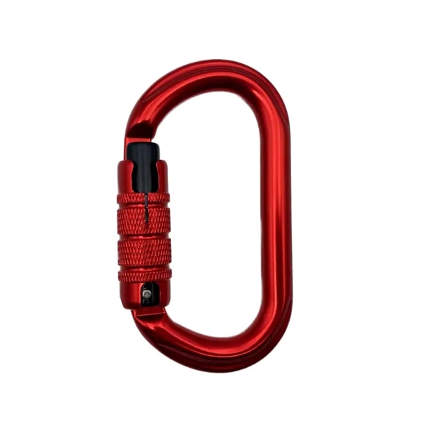 D Ring triple gate aluminum carabiner plus laser engraving on 1... from ASI 37218 Athena Promo (tm)