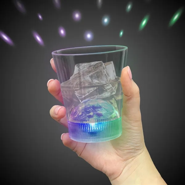 8 oz. rocks glass with LED light up disco ball.... from ASI 42016 Brighter Promotions Inc / Chemical Light™