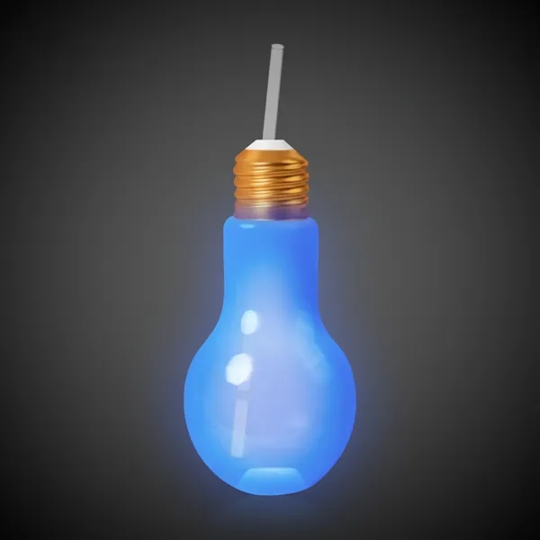 16 oz. light bulb shaped plastic cup with screw on metal... from ASI 42016 Brighter Promotions Inc