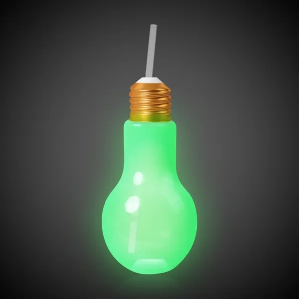 16 oz. light bulb shaped plastic cup with screw on metal... from ASI 42016 Brighter Promotions Inc