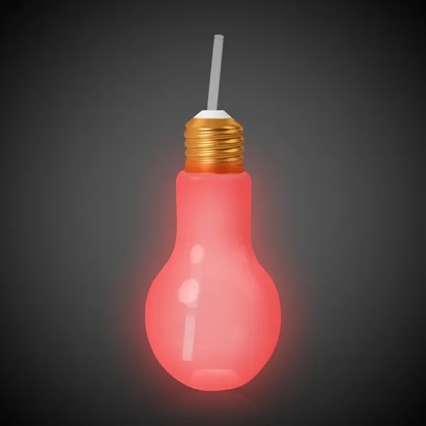 16 oz. light bulb shaped plastic cup with screw on metal... from ASI 42016 Brighter Promotions Inc