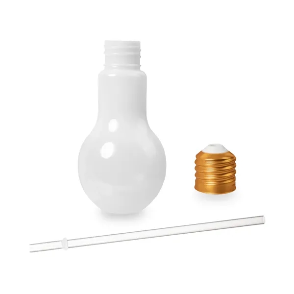 16 oz. light bulb shaped plastic cup with screw on metal... from ASI 42016 Brighter Promotions Inc