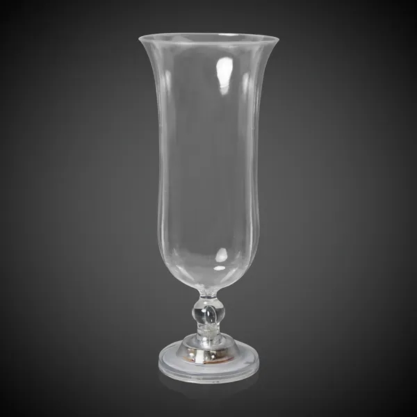 16 oz. clear plastic hurricane glass with multi-colored LED lights with... from ASI 42016 Brighter Promotions Inc