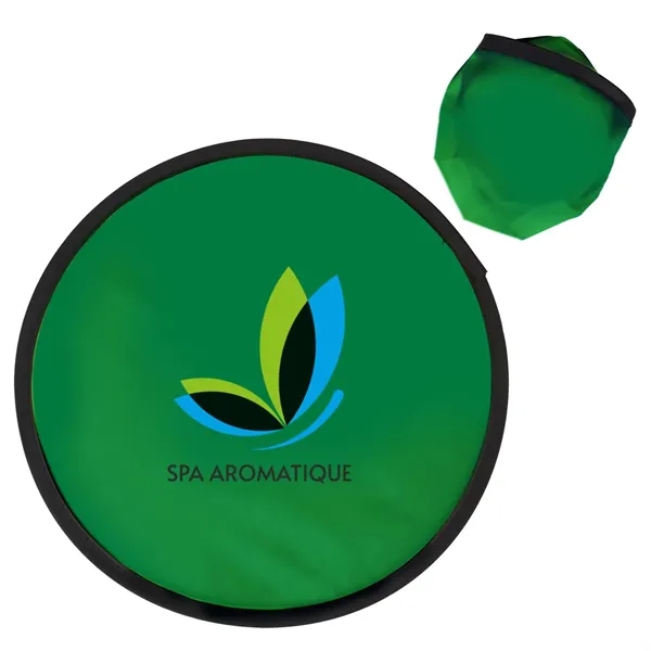 10" folding polyester flying disc toy with storage case.... from ASI 63549 Jornik Manufacturing Corp