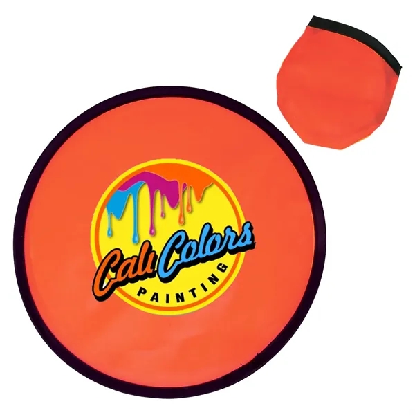 10" folding polyester flying disc toy with storage case.... from ASI 63549 Jornik Manufacturing Corp