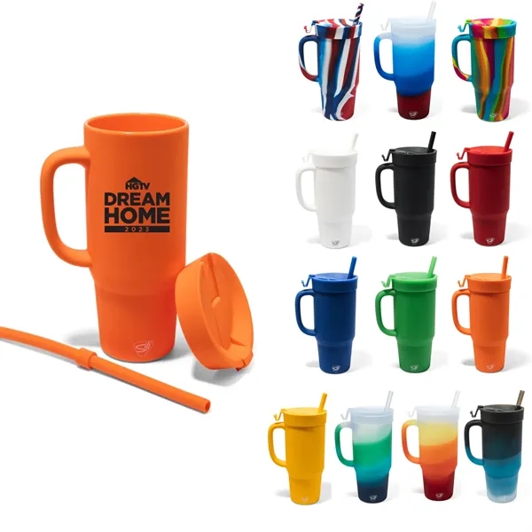 Eco-Friendly, unbreakable, durable cup,Flip lid for a no spill day,Nontoxic and... from ASI 72657 Active Life Promo / Apres Ski Active Life