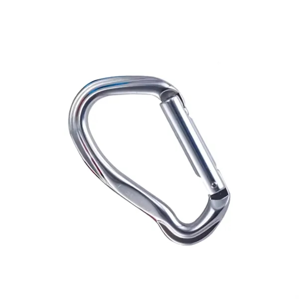 B Ring straight gate aluminum carabiner plus laser engraving on 1... from ASI 37218 Athena Promo (tm)