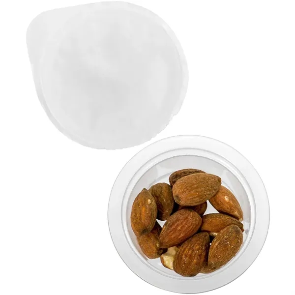 Small full color plastic cup filled with candy or snack fills.... from ASI 39552 BEL Promo