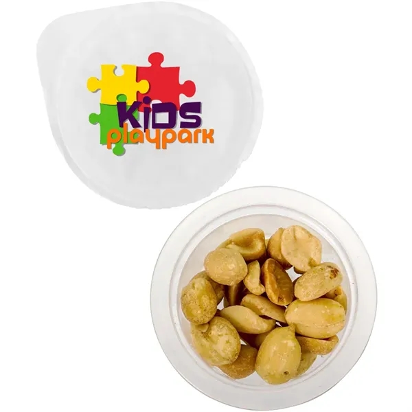 Small full color plastic cup filled with candy or snack fills.... from ASI 39552 BEL Promo